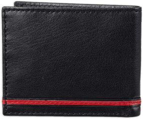 img 2 attached to 🏿 Black Men's Bifold Wallet in Genuine Guess Leather - Wallets, Card Cases & Money Organizers for Men