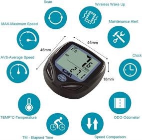 img 3 attached to SUNDING Wireless Cycling Bike Computers - Waterproof Speedometer & Odometers