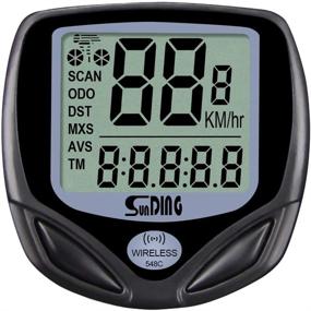 img 4 attached to SUNDING Wireless Cycling Bike Computers - Waterproof Speedometer & Odometers