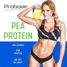img 2 attached to Probase Nutrition Organic Pea Protein Powder - Unflavored, Plant-Based, Vegan - Unsweetened, No Added Sugar - Gluten & Soy Free - Paleo & Keto Friendly - 2 LBS