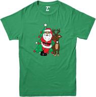 tcombo santa reindeer christmas t shirt boys' clothing ~ tops, tees & shirts logo