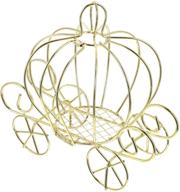 🎃 besportble pumpkin carriage candy box: golden metal cinderella centerpiece for wedding & birthday party decoration logo
