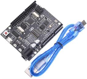 img 3 attached to 📡 HiLetgo UNO R3 WiFi ATmega328P + ESP8266 NodeMCU 32MB Memory USB-TTL CH340G for Arduino | Includes USB Cable & 2.4G WiFi Antenna