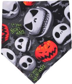 img 3 attached to 🎃 Reversible Halloween Dog Bandana - Stylish Pet Scarf Accessories for Dogs, Cats, and Other Pets