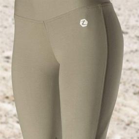 img 2 attached to 👖 Performance-Ready HORZE Women's Active Knee Patch Tights for Optimal Comfort