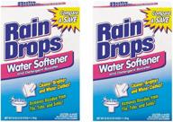 💧 rain drops water softener: powerful solution for softer water (2-pack, 42 ounce) logo