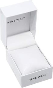 img 1 attached to Crystal Accented Bracelet Watch for Women by Nine West