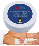 🧖 waxing strip roll – non-woven for face and body (3-inch by 100 yards) logo