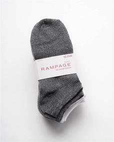 img 3 attached to Rampage Womens Socks Athletic Multicolor