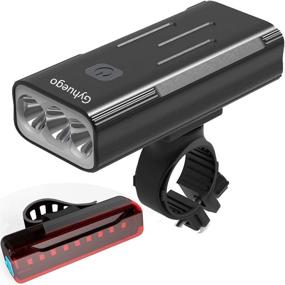 img 4 attached to Bike Light USB Rechargeable 4000 Lumen - 🚲 Powerful Front and Back Bicycle Lights for Road Cycling Safety