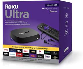 img 4 attached to Roku Ultra 2020 - HD/4K/HDR Streaming Media Player with Bluetooth, Roku Voice Remote, and Premium HDMI Cable (Renewed)