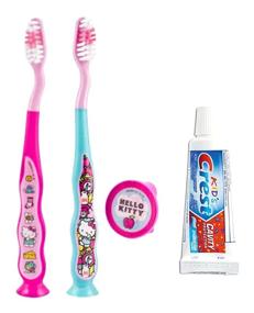 img 2 attached to Firefly Children Toothbrushes Toothpaste Traveling
