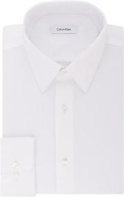 img 4 attached to 👔 Ultimate Comfort: Calvin Klein Regular Stretch Unsolid Shirts for Men