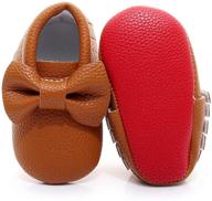 👶 bebila double bow fringe baby moccasins: stylish and comfortable soft sole shoes for girls and toddlers logo