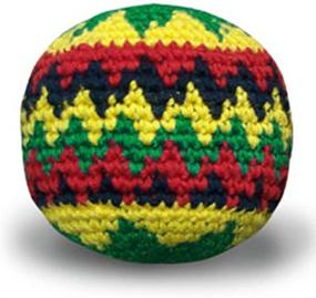 img 1 attached to 🌍 World Footbag Rasta Hacky Sack: Elevate Your Foot Skills with Jamaican Flair