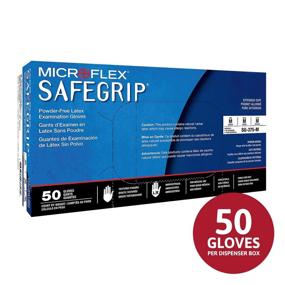 img 2 attached to Disposable Gloves Latex Blue PK50 Occupational Health & Safety Products