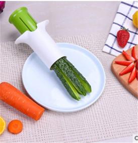 img 2 attached to 🥒 Cucumber Slicer, Strawberry Slicer, Grape Slicer, Carrot Cutter, Potato Cutter, Innovative Kitchen Tools, Multi-Purpose Fruit And Vegetable Slicer, Fruit Salad Maker, Pizza Fruit Dispenser