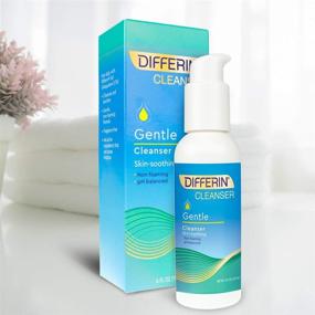 img 1 attached to 🧴 Soothing Facial Cleanser by Differin Gel, Gentle Face Wash for Acne Prone Sensitive Skin, 4 oz