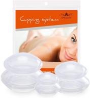 spequix silicone cupping therapy set - 3 sizes, 3 pieces - anti-slip chinese silicone cups for cellulite reduction, collagen boost, joint pain relief, muscle recovery, and fascia therapy (white) logo