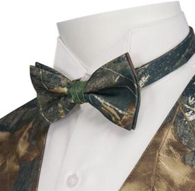 img 3 attached to 👔 Versatile Camouflage Vest Tie with Large Neck: Optimal Blend of Style and Comfort