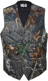 img 4 attached to 👔 Versatile Camouflage Vest Tie with Large Neck: Optimal Blend of Style and Comfort
