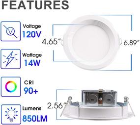 img 3 attached to 💡 Shining Bright: Recessed Lighting Equivalent Downlight Pack for Optimal Illumination