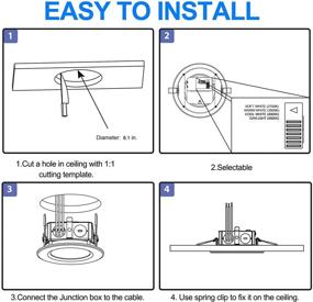 img 1 attached to 💡 Shining Bright: Recessed Lighting Equivalent Downlight Pack for Optimal Illumination