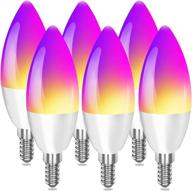 💡 versatile chandelier with wifi bluetooth connectivity, adjustable candelabra bulbs (2700k-6500k) логотип