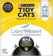 🐱 purina tidy cats lightweight 4-in-1 strength clumping cat litter: the ultimate litter solution for feline owners logo