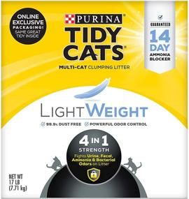 img 4 attached to 🐱 Purina Tidy Cats Lightweight 4-in-1 Strength Clumping Cat Litter: The Ultimate Litter Solution for Feline Owners