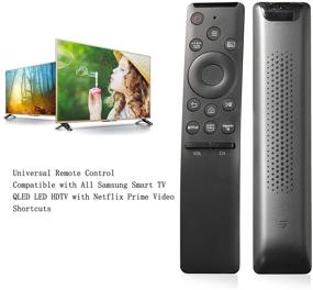 img 2 attached to 📺 Universal Replacement Remote Control for All Samsung Smart TVs - Compatible with LED, QLED, UHD, SUHD, HDR, LCD, 4K, 3D, Curved Models - Includes Netflix, Prime Video, and Rakuten TV Keys