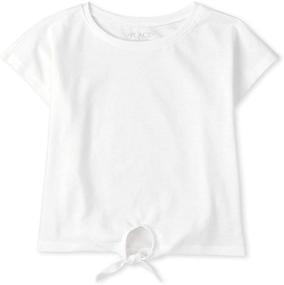 img 1 attached to Girls' Front 👧 Sleeve Clothing - Children's Place