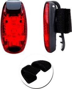 img 1 attached to qlovel LED Safety Light (4 Pack): High Visibility Strobe Running 🏃 Lights for Runners, Walkers, Bikers, and Pets - Ultimate Night Safety Gear