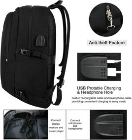 img 3 attached to Optimized Business Charging Backpacks with Computer Resistance in Laptop Backpacks