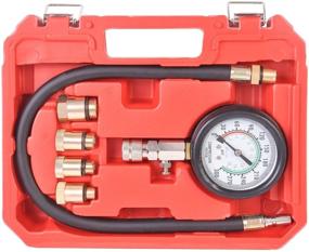 img 2 attached to 🔧 8-Piece Petrol Engine Cylinder Compression Tester Kit - WINTOOLS - Automotive Tool Gauge