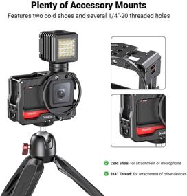 img 1 attached to 📹 SMALLRIG Video Vlogging Camera Cage with Insta360 ONE R 4K Compatibility - 2901: A Comprehensive Review & Guide