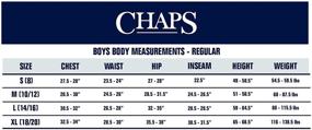 img 1 attached to 👕 Stretch Boys' Clothing: Chaps Sleeve Woven Shirt Tops, Tees & Shirts