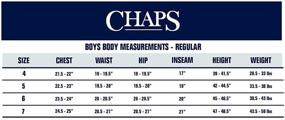 img 2 attached to 👕 Stretch Boys' Clothing: Chaps Sleeve Woven Shirt Tops, Tees & Shirts