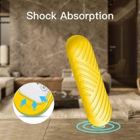 img 2 attached to 📺 SITHON Yellow Silicone Case for Chromecast with Google TV 2020 Voice Remote - Shockproof Anti-Slip Protective Cover with Anti-Lost Lanyard Strap for Google 2020 Chromecast Voice Remote