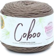 lion brand yarn company - coboo yarn in taupe logo