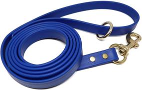 img 3 attached to 🐾 JIM HODGES DOG TRAINING Gummy Dog Leash: Waterproof, Weatherproof, and Made in The USA - Ideal for Small, Medium & Large Dogs/Puppies, Available in Various Sizes & Colors