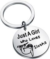 🦥 wsnang funny sloth keychain: perfect sloth jewelry gift for women & sloth lovers logo