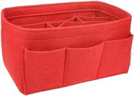 vercord handbag organizer insert liner divider for women's purses and totes - available in various colors and sizes logo
