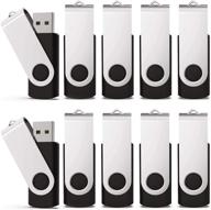 💾 kexin 10 пакет 4gb usb флешка струйный стержень памяти с индикатором led - usb 2.0, черный логотип