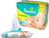 pampers swaddlers disposable diapers sensitive diapering in disposable diapers logo