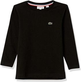 img 2 attached to Lacoste Sleeve Shirt Toddler Little Boys' Clothing and Tops, Tees & Shirts