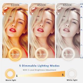 img 3 attached to 🎥 Улучшите свои видеоконференции с набором светильников для видеоконференций: отличный выбор для удаленной работы, дистанционного обучения, звонков в Zoom, самостоятельного вещания и прямого эфира на компьютерах и ноутбуках.