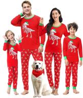 🎄 coordinated family christmas pajamas set: boys, girls, women, and men sleepwear for a festive holiday logo