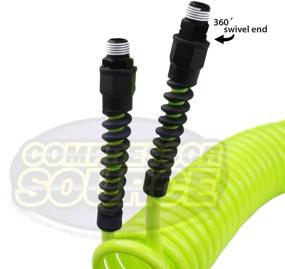 img 1 attached to 🔧 Flexzilla Polyurethane Recoil Hose ZillaGreen: Optimal Choice for Hydraulic, Pneumatic, and Plumbing Applications