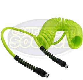 img 2 attached to 🔧 Flexzilla Polyurethane Recoil Hose ZillaGreen: Optimal Choice for Hydraulic, Pneumatic, and Plumbing Applications